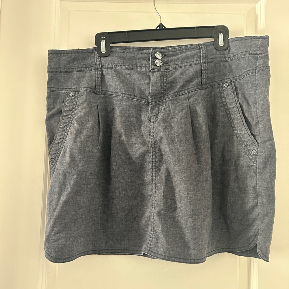 Grey Prana skirt